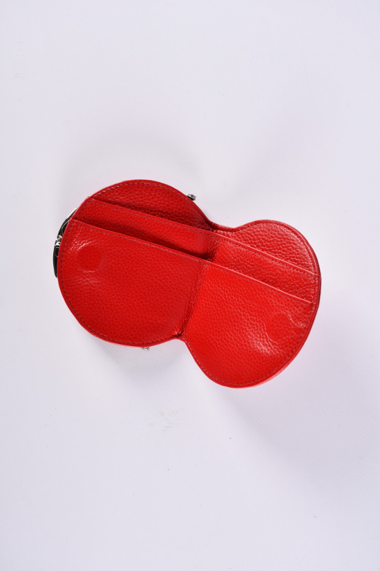 Гаманець жіночий шкіряний (color.red) розмір 11/10 см. "Alfa Ricco" арт.AR2202-8002A-1