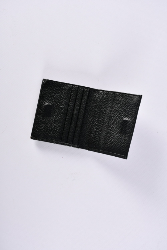 Кошелёк женский кожаный (color.black) размер 10/9 см."Alfa Ricco" арт.CL2206-037M-2