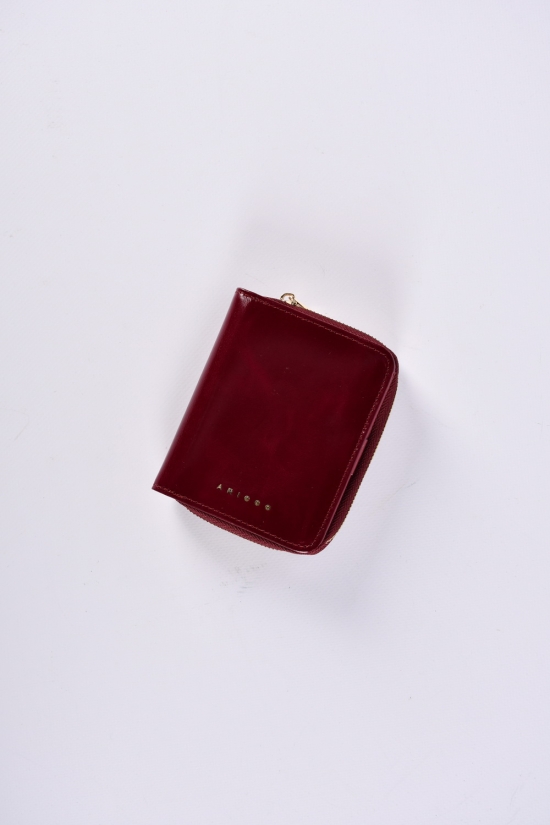 Гаманець жіночий шкіряний (color.burgundy) розмір 11/9 см. "Alfa Ricco" арт.AR6123B/LC