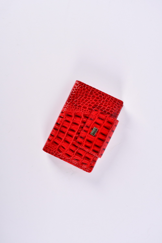 Гаманець жіночий шкіряний (color.red) розмір 14.5/9.5 см. 