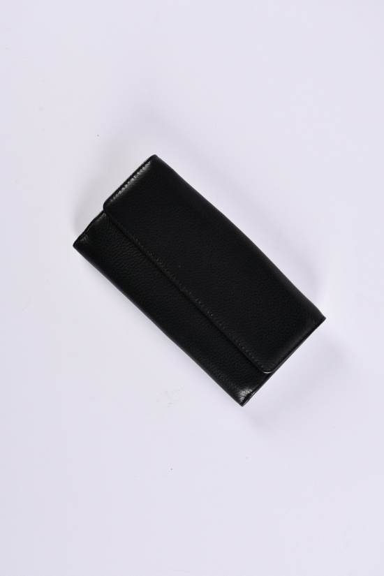 Гаманець жіночий шкіряний (color.black) розмір 19/10.5 см. "Alfa Ricco" арт.CL14-1720M-2
