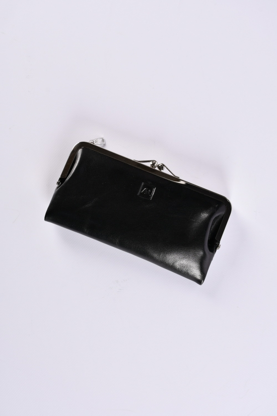 Кошелёк женский кожаный (color.black) размер 19/10 см."Alfa Ricco" арт.AR3246/YP