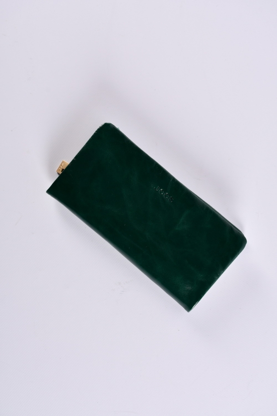 Кошелёк женский кожаный (color.GREEN) размер 20.5/10 см."Alfa Ricco" арт.JS6191