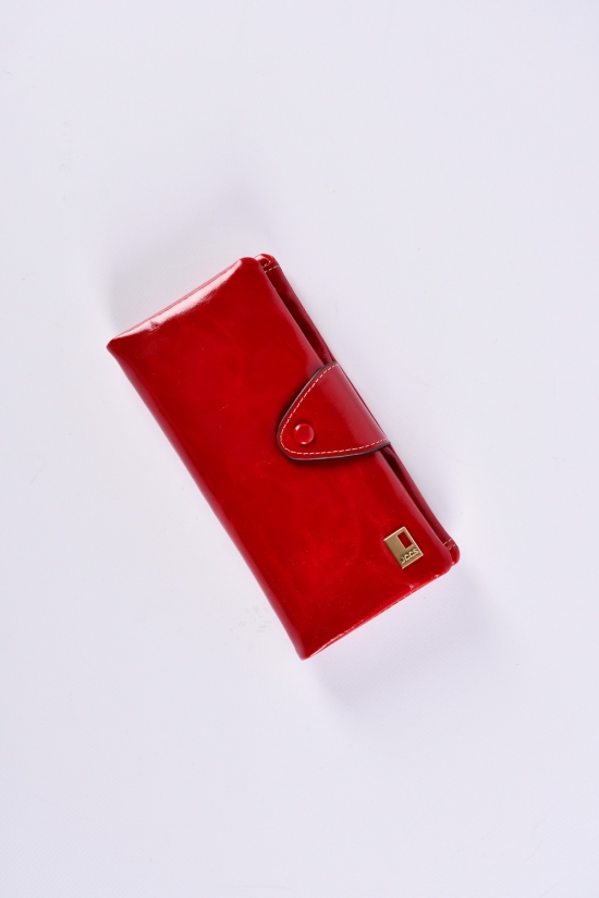 Кошелёк женский кожаный (color.RED) размер 19/9 см.