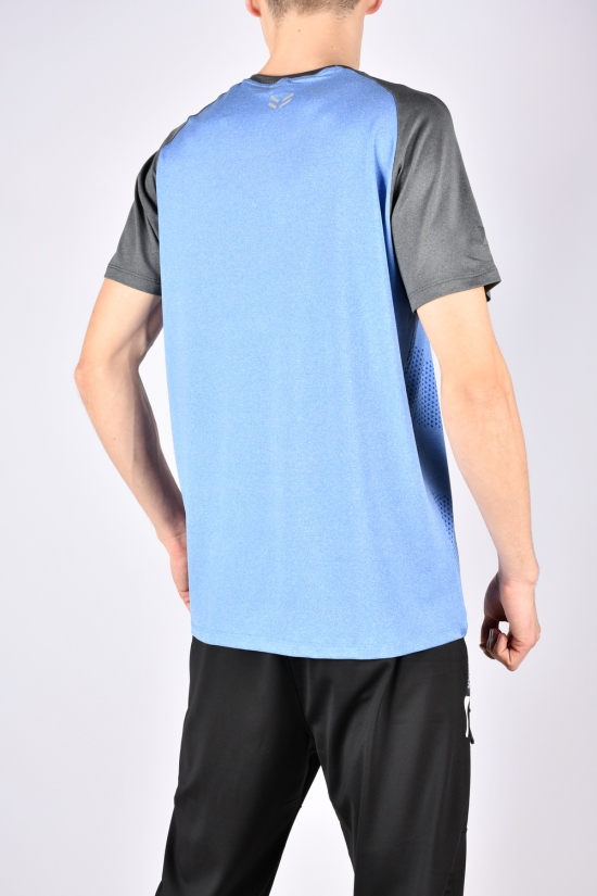Футболка чоловіча еластична (кол. синій) Розміри в наявності : 48, 50, 52 арт.WT-005