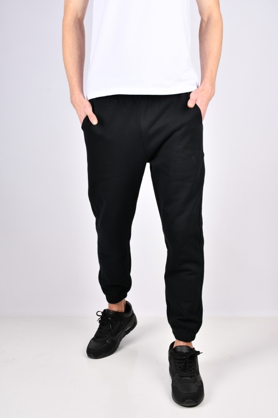 Чоловічі штани (кол. чорний) трикотажні Розміри в наявності : 46, 48, 50, 52 арт.ZSJK320
