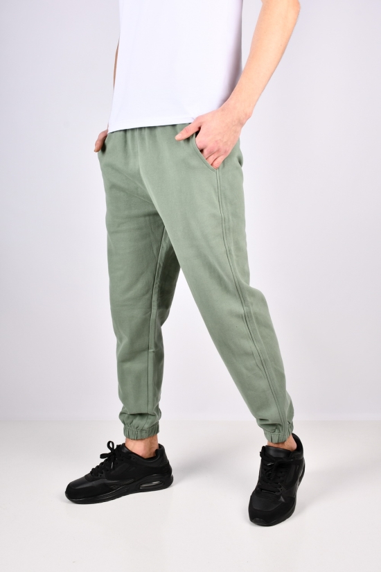 Чоловічі штани (кол. м'яти) трикотажні Розміри в наявності : 46, 48, 50, 52 арт.ZSJK320