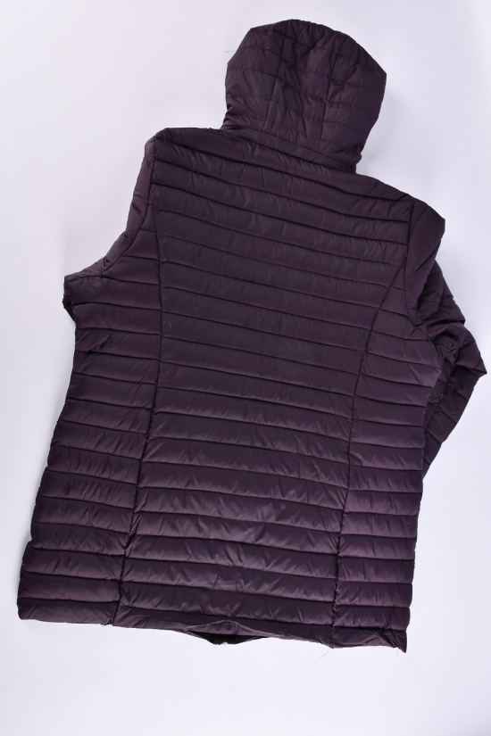 Куртка жіноча (кол. сливовий) з плащової тканини демісезонна "FINEBELL" Розміри в наявності : 52, 54, 56, 58, 60, 62, 64 арт.2132-1