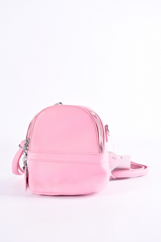 Рюкзак женский (цв.розовый) размер 17/16/10 см. арт.F8179