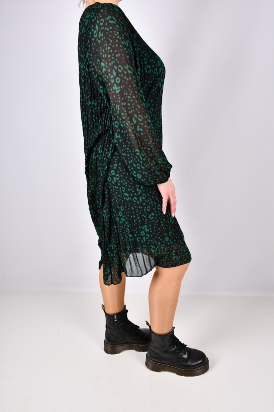Сукня жіноча (кол. зелений) шифонова "QIANZHIDU" Розміри в наявності : 50, 52, 54, 56, 58 арт.EL15951900