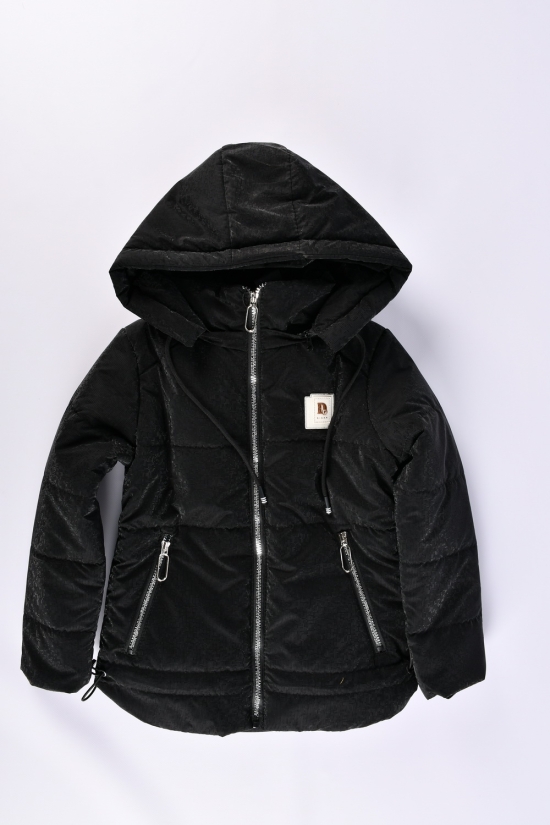 Куртка для дівчинки (кол. чорний) демісезонна з водовідштовхувальної тканини Зріст в наявності : 116, 122, 128, 134, 140 арт.05