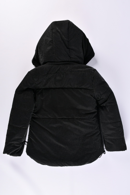 Куртка для девочки (цв.чёрный) демисезонная из водоотталкивающей ткани Рост в наличии : 116, 122, 128, 134, 140 арт.05