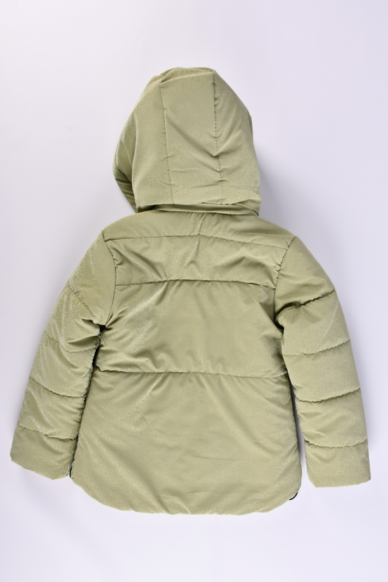 Куртка для дівчинки (кол. м'яти) демісезонна з водовідштовхувальної тканини Зріст в наявності : 116, 122, 128, 134, 140 арт.05