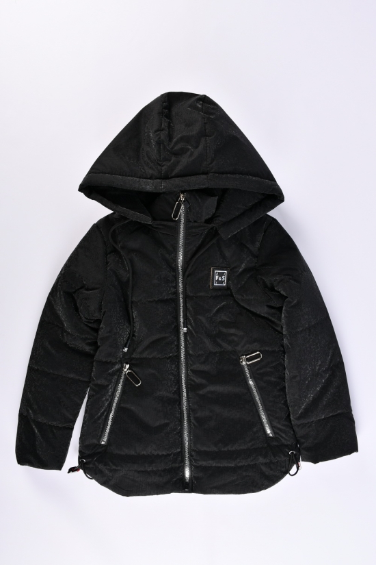 Куртка для дівчинки (кол. чорний) демісезонна з водовідштовхувальної тканини Зріст в наявності : 116, 122 арт.05