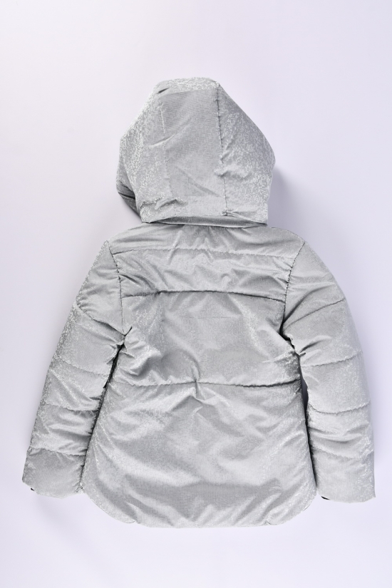 Куртка для дівчинки (кол. св/сірий) демісезонна з водовідштовхувальної тканини Зріст в наявності : 116, 122, 128, 134, 140 арт.05