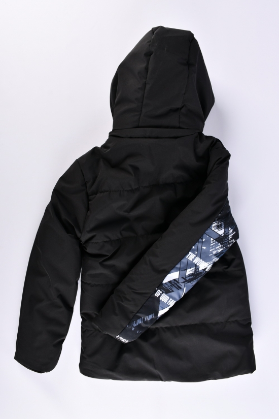 Куртка для мальчика (цв.чёрный) демисезонная из плащёвки Рост в наличии : 134, 152, 158 арт.03