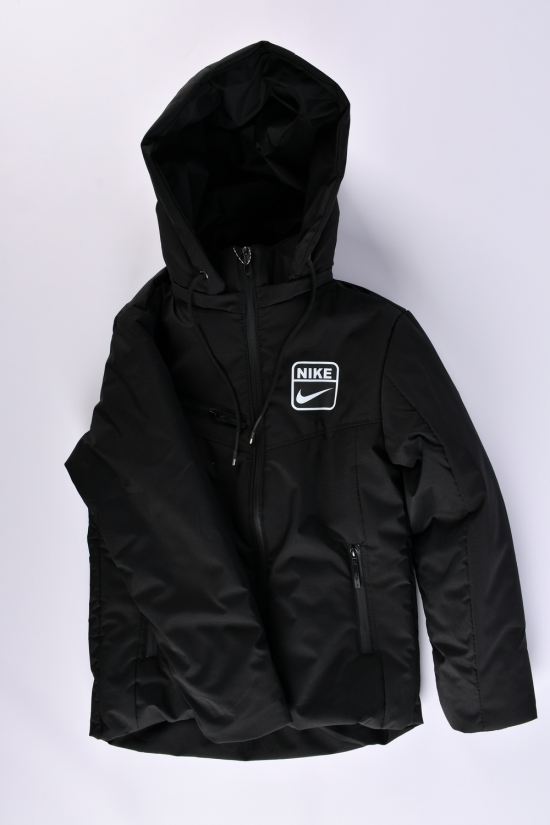 Куртка для мальчика (цв.чёрный) демисезонная из плащёвки Рост в наличии : 134, 140, 152 арт.02