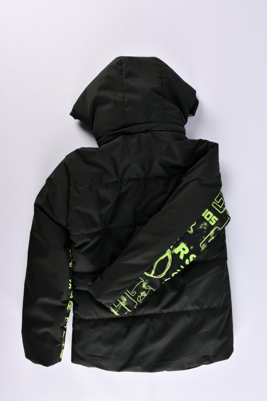 Куртка для хлопчика (кол. хакі) демісезонна з плащівки Зріст в наявності : 146, 152 арт.03