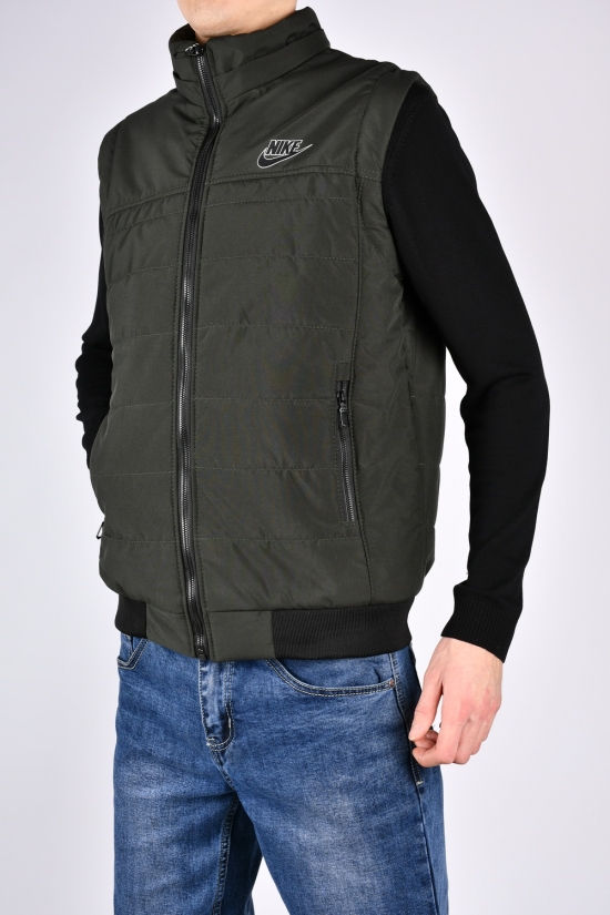 Куртка мужская демисезонная (цв.хаки) с отстёгивающими рукавами из плащёвки Размеры в наличии : 48, 50, 54 арт.70