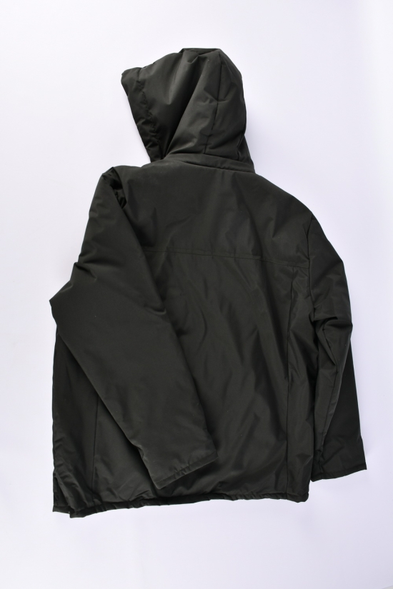 Куртка чоловіча демісезонна (кол. хакі) з плащівки Розміри в наявності : 60, 62 арт.08