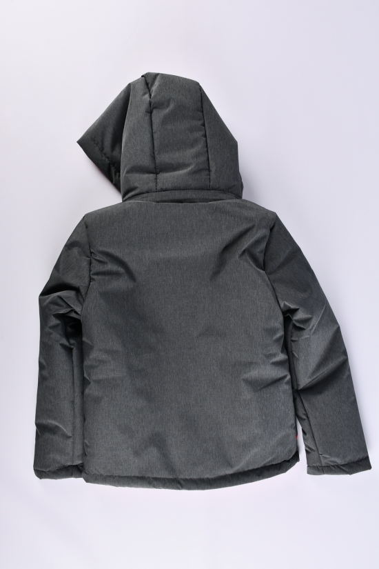 Куртка для хлопчика (колір сірий) демісезонна з плащівки Зріст в наявності : 110, 116, 122, 128, 134 арт.08