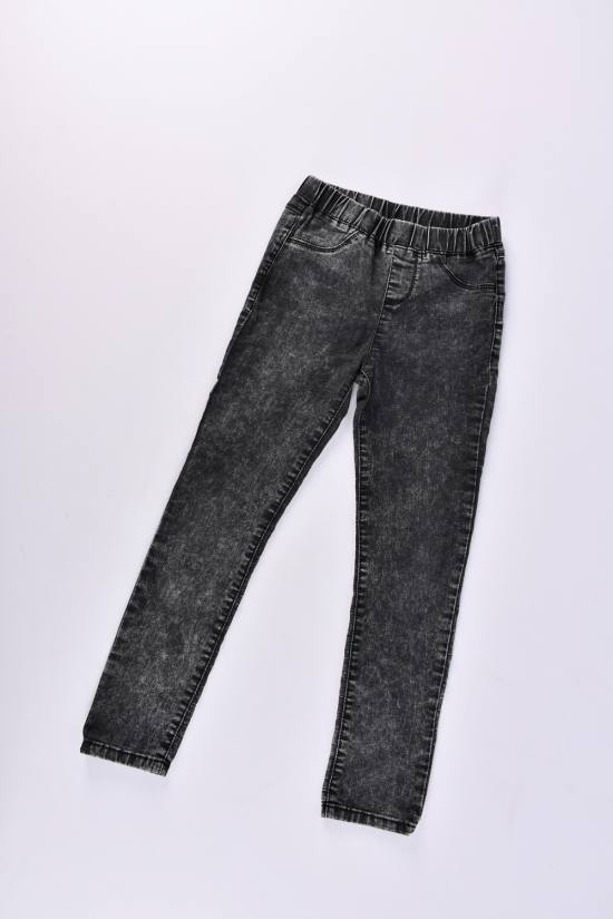 Джегенсы для девочки джинсовые (стрейчевые) Рост в наличии : 122 арт.2502-3