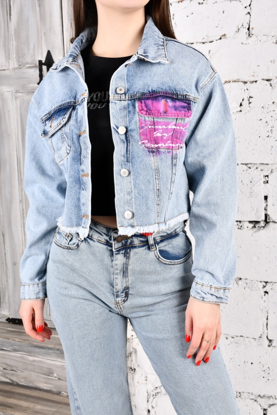 Жіночий піджак джинсовий "OREO" Розміри в наявності : 42, 44, 46 арт.5537