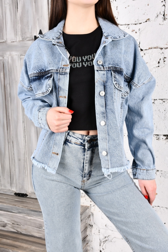 Жіночий піджак джинсовий "OREO" Розміри в наявності : 44, 46, 48 арт.5175