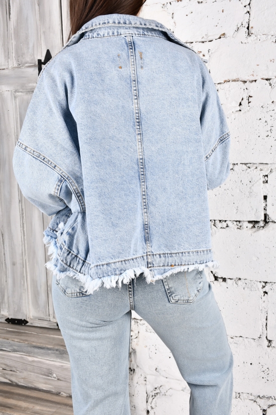 Жіночий піджак джинсовий "OREO" Розмір в наявності : 48 арт.5115