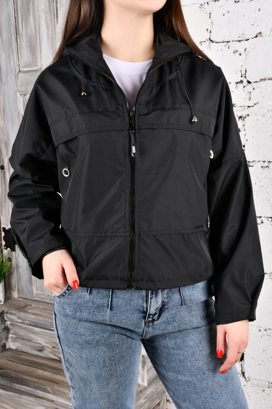Куртка женская (цв.черный) демисезонная из плащевки "Asist" Размеры в наличии : 42, 44, 46 арт.10012