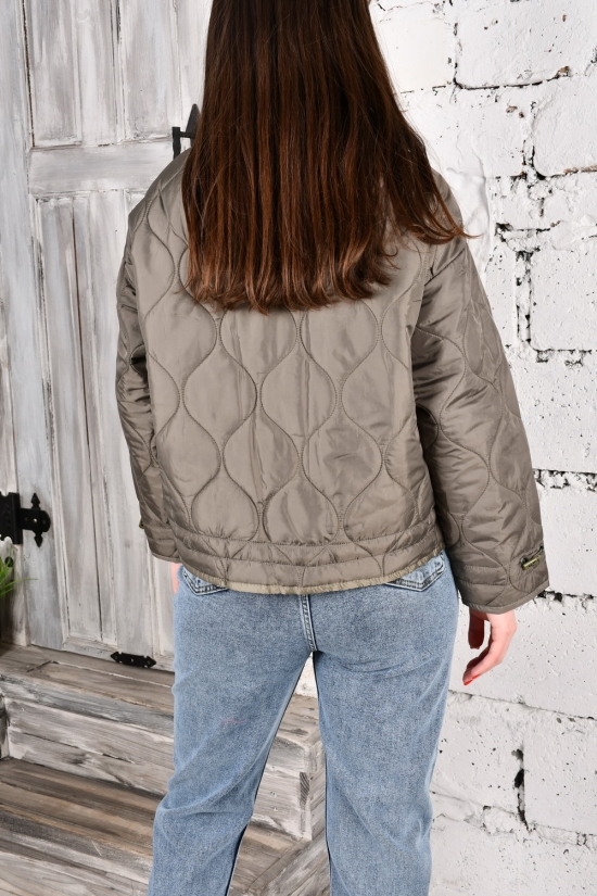 Куртка жіноча (кол. хакі) демісезонна з плащової тканини "Asist" Розміри в наявності : 42, 44, 46 арт.329