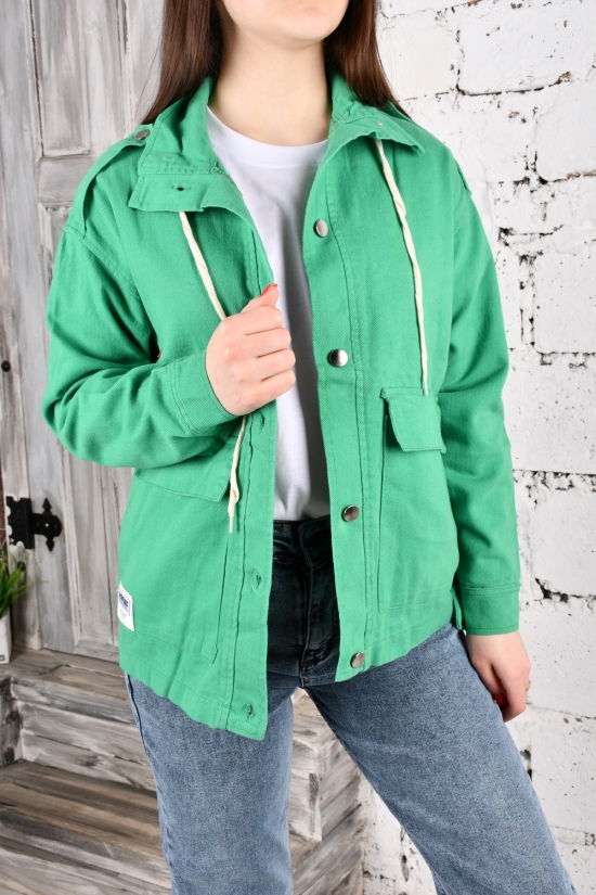 Рубашка женская котоновая (цв.зеленый) "Asist" Размеры в наличии : 42, 44 арт.3928