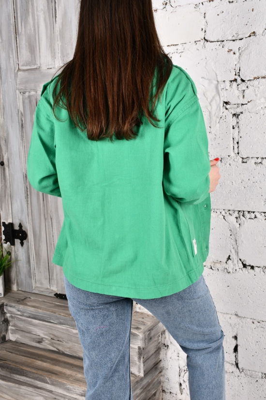 Рубашка женская котоновая (цв.зеленый) "Asist" Размеры в наличии : 42, 44 арт.3928