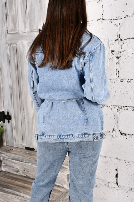 Жіночий піджак джинсовий "WOWX MODA" Розміри в наявності : 42, 46 арт.0478
