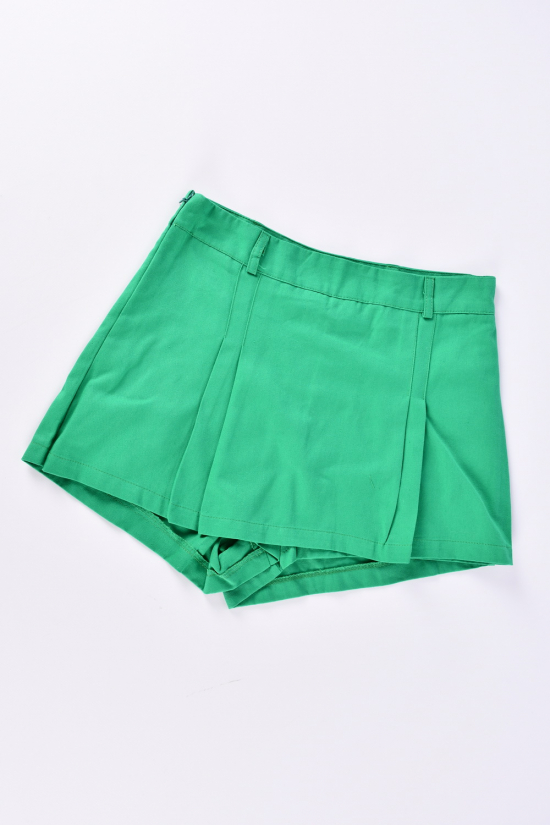 Юбка-шорты женские (цв.зеленый) котоновые "HAAN" Размеры в наличии : 40, 42, 44 арт.242001