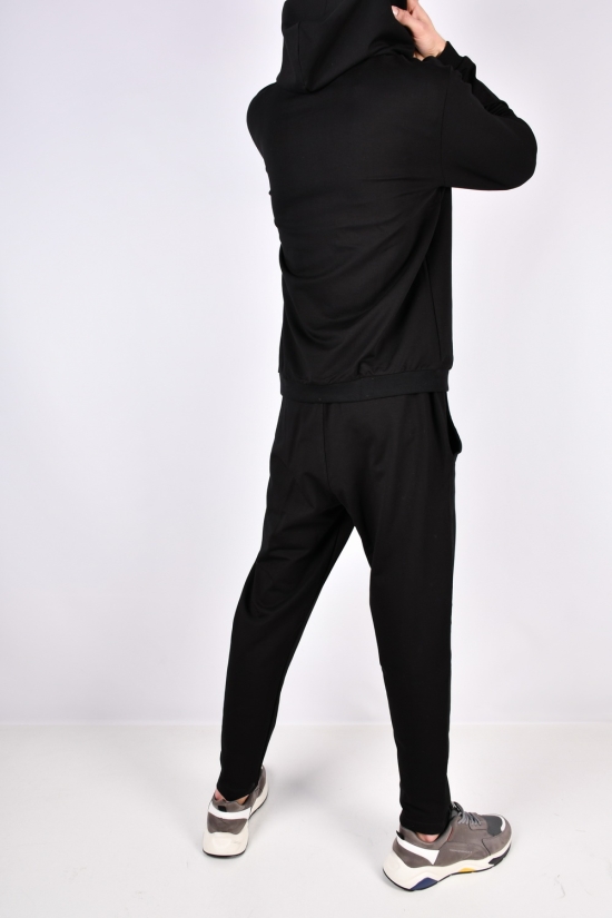 Костюм спортивний (кол. чорний) трикотажний чоловічий "AIR JONES" Розміри в наявності : 46, 50, 52, 54 арт.A14ER-8230-01