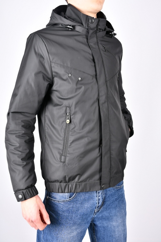 Куртка мужская (цв.черный) демисезонная из плащевки "Wellensteyn" Размеры в наличии : 48, 50 арт.1463
