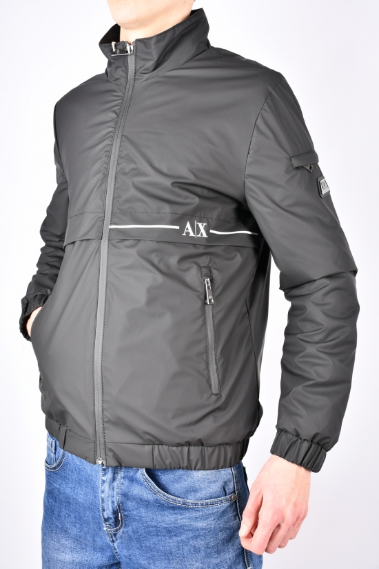 Куртка мужская (цв.черный) демисезонная из плащевки "AIX" Размеры в наличии : 48, 50, 54 арт.1482