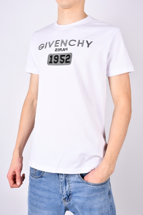 Футболка чоловіча (кол. білий) трикотажна "Givenchy" Розміри в наявності : 48, 50, 52, 54, 56 арт.5025