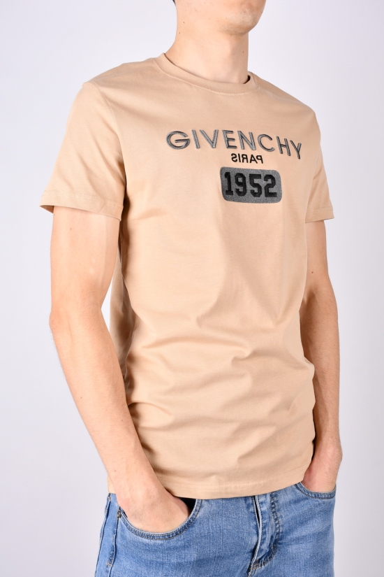 Футболка чоловіча (кол. капучино) трикотажна "Givenchy" Розміри в наявності : 48, 50, 56 арт.5025