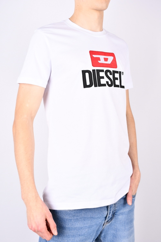 Футболка чоловіча (кол. білий) трикотажна "Diesel" Розмір в наявності : 54 арт.5008
