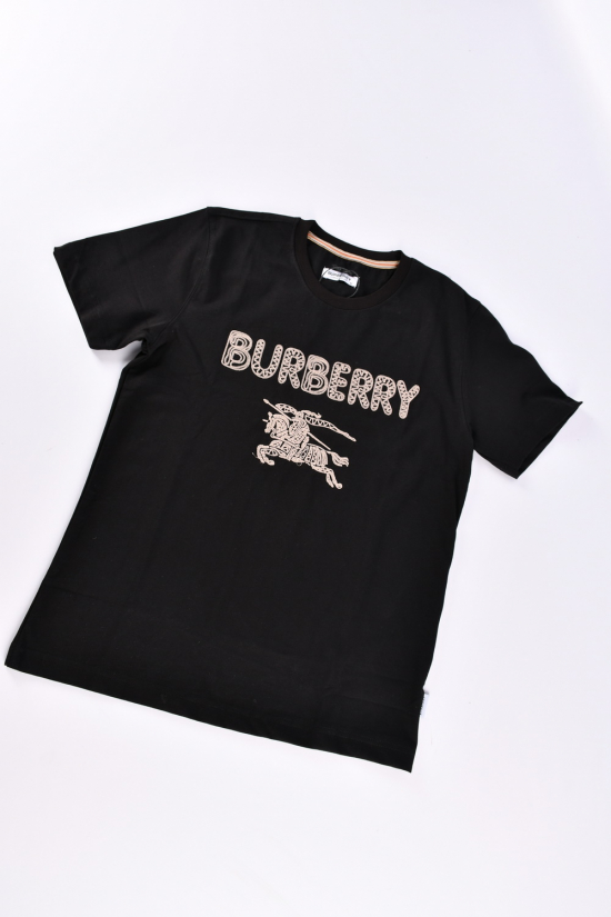 Футболка чоловіча (кол. чорний) (склад 100% cotton) "BURBERRY" Розміри в наявності : 48, 56 арт.BURBERRY