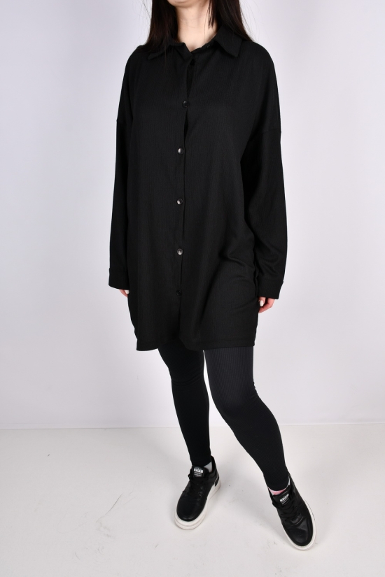 Сорочка жіноча (кол. чорний) Розмір в наявності : 46 арт.4043