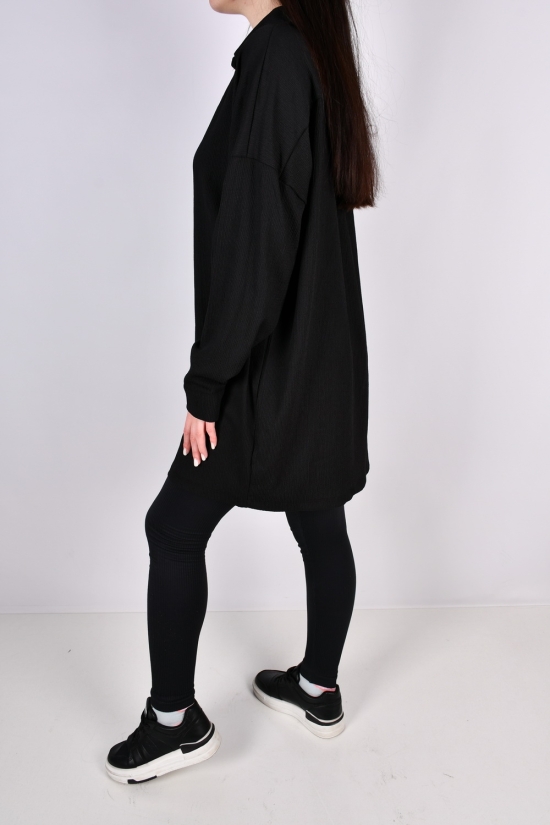 Рубашка женская (цв. черный) Размер в наличии : 46 арт.4043