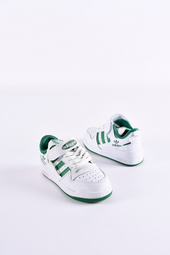 Кросівки для хлопчика (кол. білий/зелений) тканинні  Розміри в наявності : 26, 27, 28, 29, 30 арт.752891