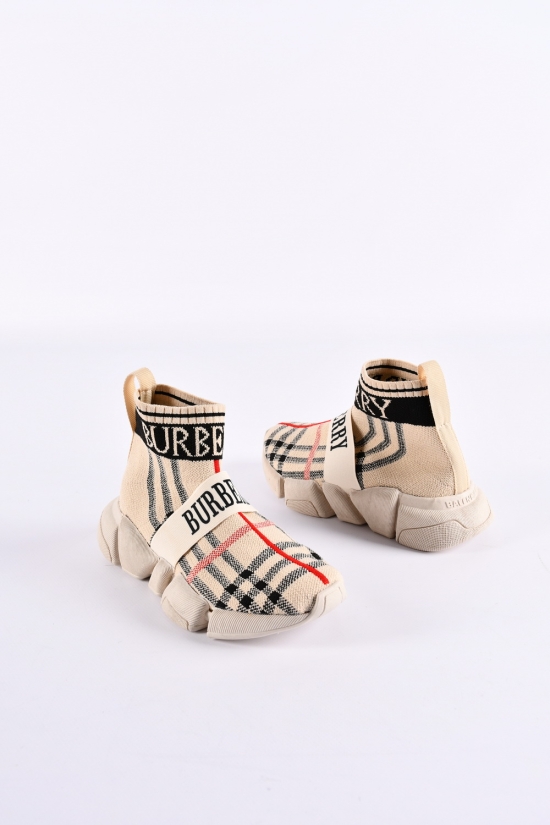 Кросівки для дівчинки (кол. кремовий) "Burberry" Розміри в наявності : 31, 32, 33, 34, 35 арт.752800