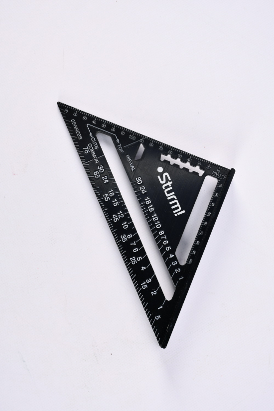 Кутник тесляра 170мм алюмінієвий "STURM" арт.2020-07-170