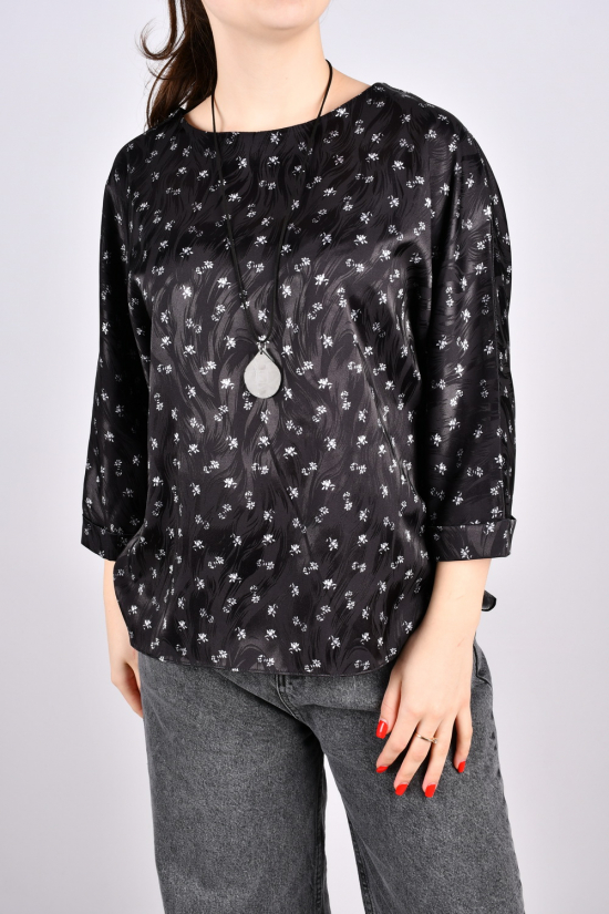 Блузка жіноча (кол. чорний) "ESAY" Розміри в наявності : 40, 42, 44, 46 арт.9319/1E