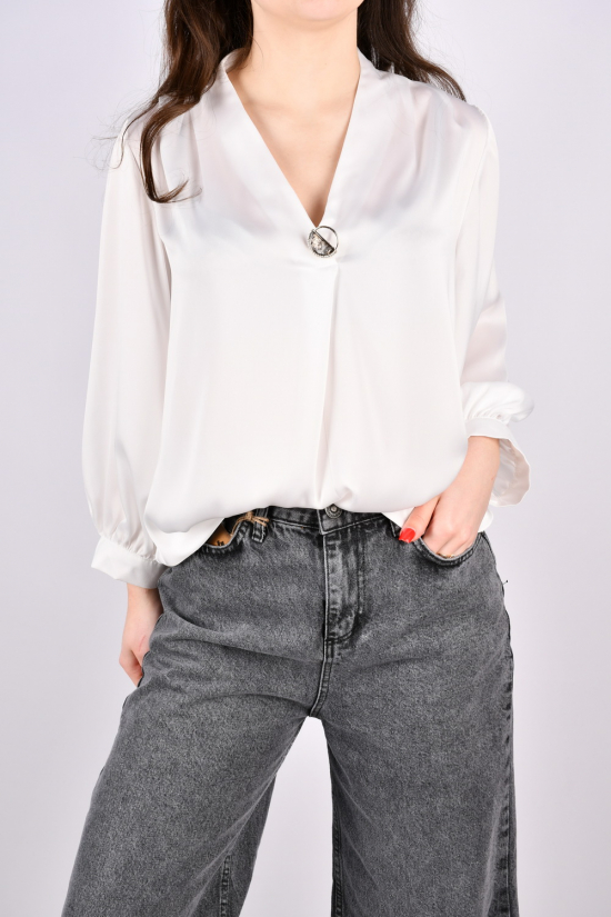 Блузка жіноча (кол. білий) "ESAY" Розміри в наявності : 44, 46 арт.9604/1A