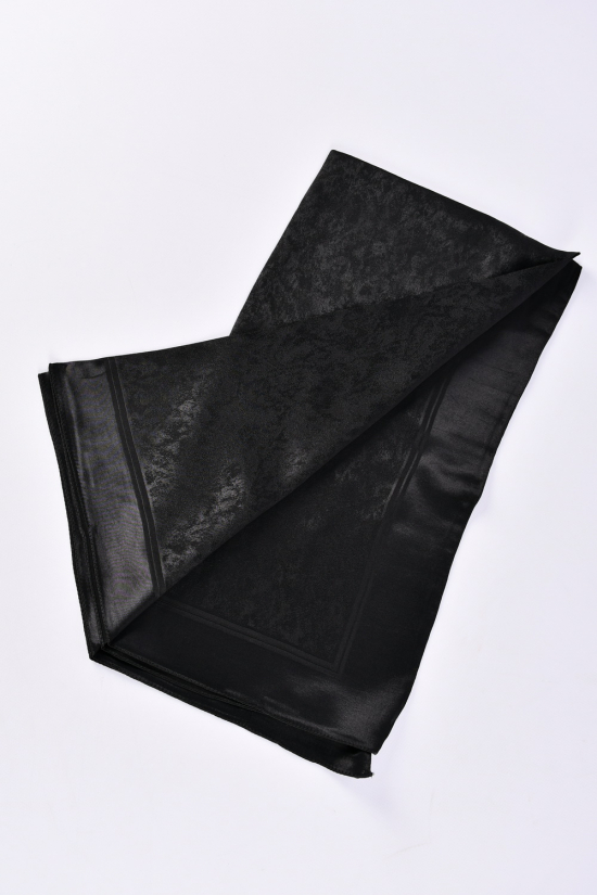 Платок женский (цв. черный) размер 100/100см "Sehr-I Moda" арт.200